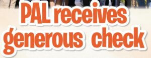 PAL receives generous check