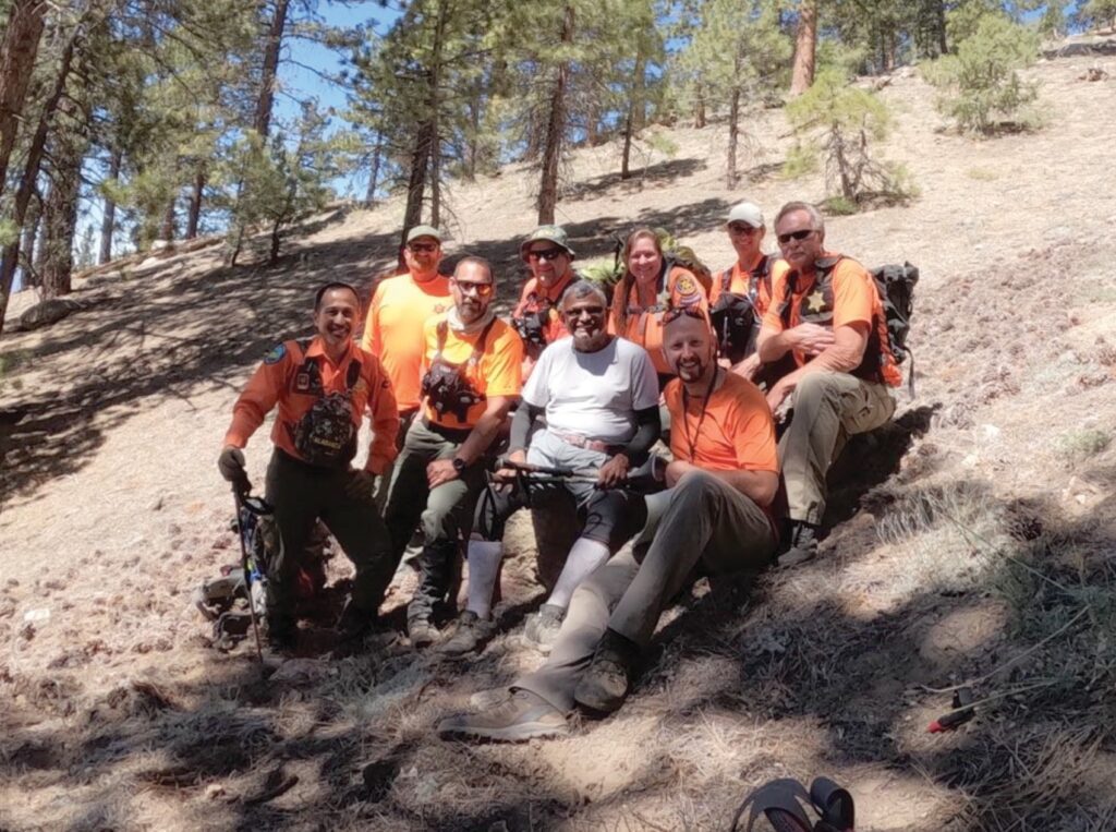 Search & Rescue teams locate missing 78-year-old hiker