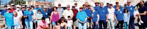 Community organizations distribute backpacks