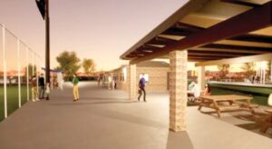 Bubbling Springs Park on track