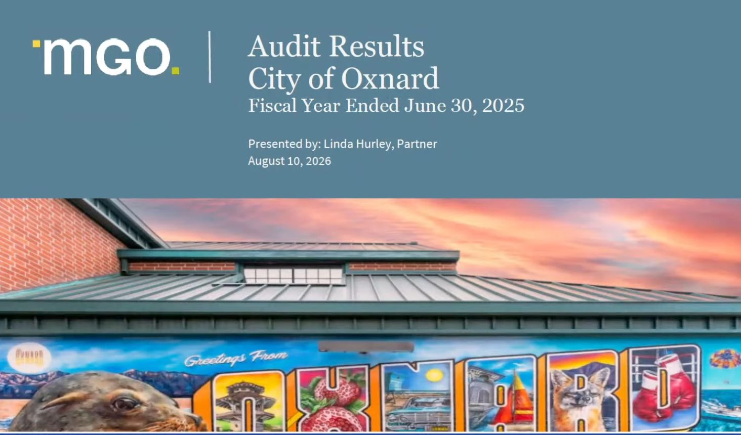 Oxnard Improves Net Position